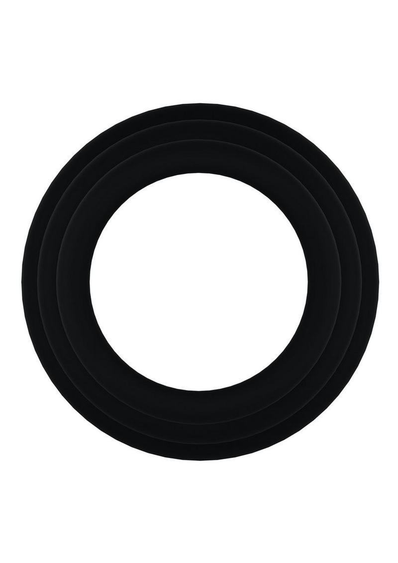 Rock Solid Tri-Pack Silicone Gasket Cock Ring