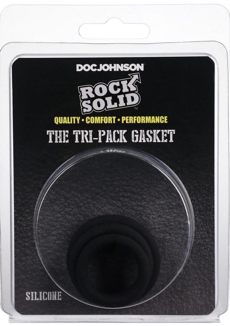 Rock Solid Tri-Pack Silicone Gasket Cock Ring