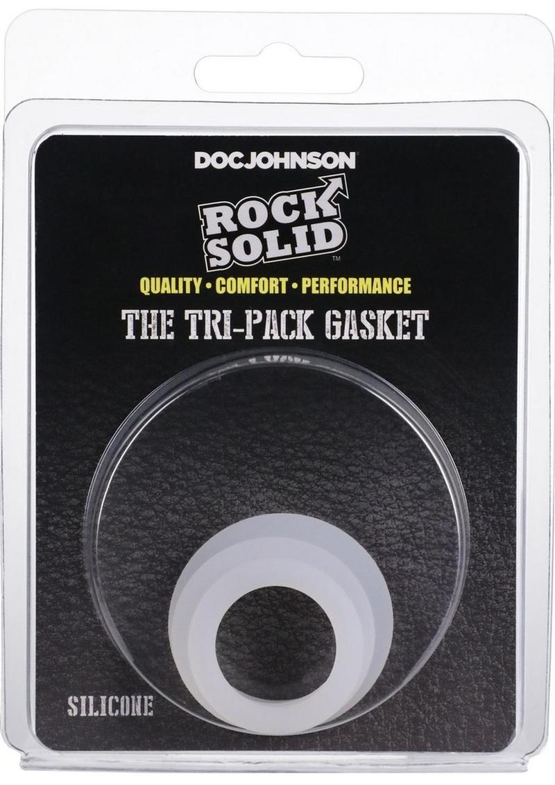Rock Solid Tri-Pack Silicone Gasket Cock Ring
