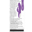 Romantic Rabbit Rechargeable Silicone Vibrator with Dual Motors - Purple