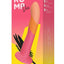 Romp Dizi Silicone Dildo - Orange/Pink