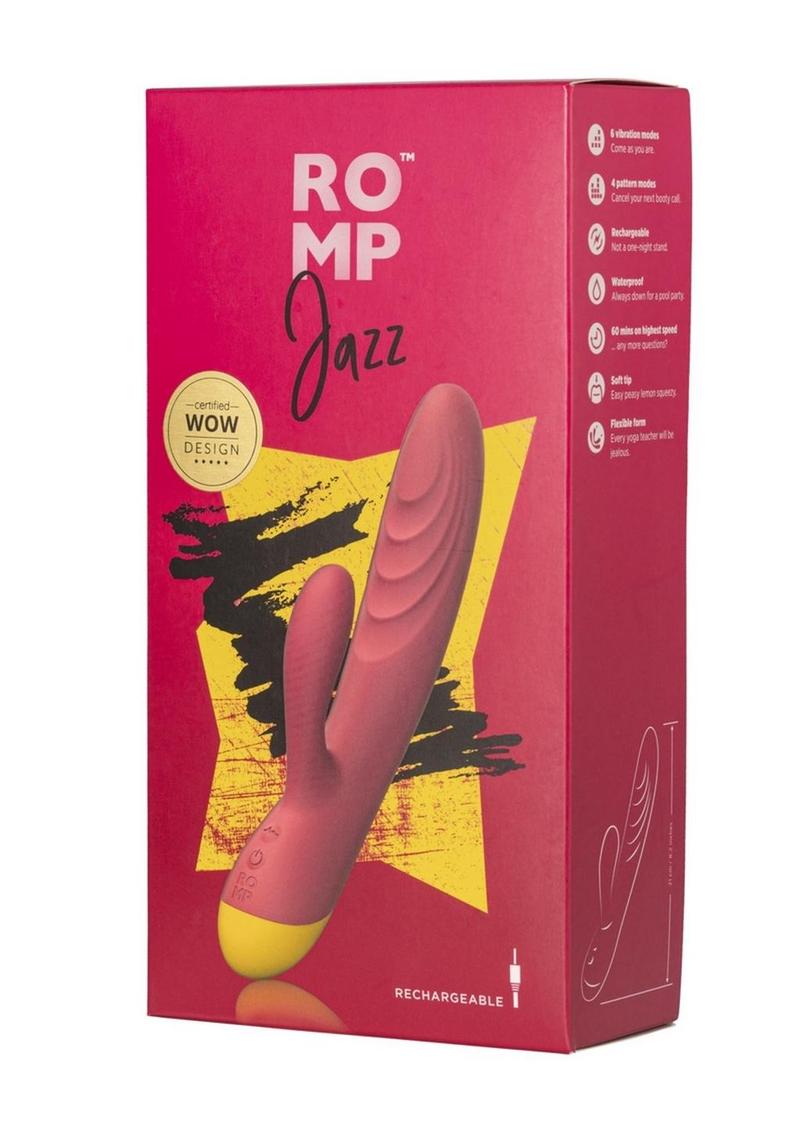 Romp Jazz Rechargeable Silicone Rabbit Vibrator
