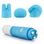 Rose Revitalize Massage Kit with Silicone Attachments - Blue