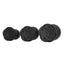 Roses Til Dawn Silicone Butt Plug - Black - 3 Piece/Set