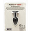 Roses Til Dawn Silicone Butt Plug - Black - Small