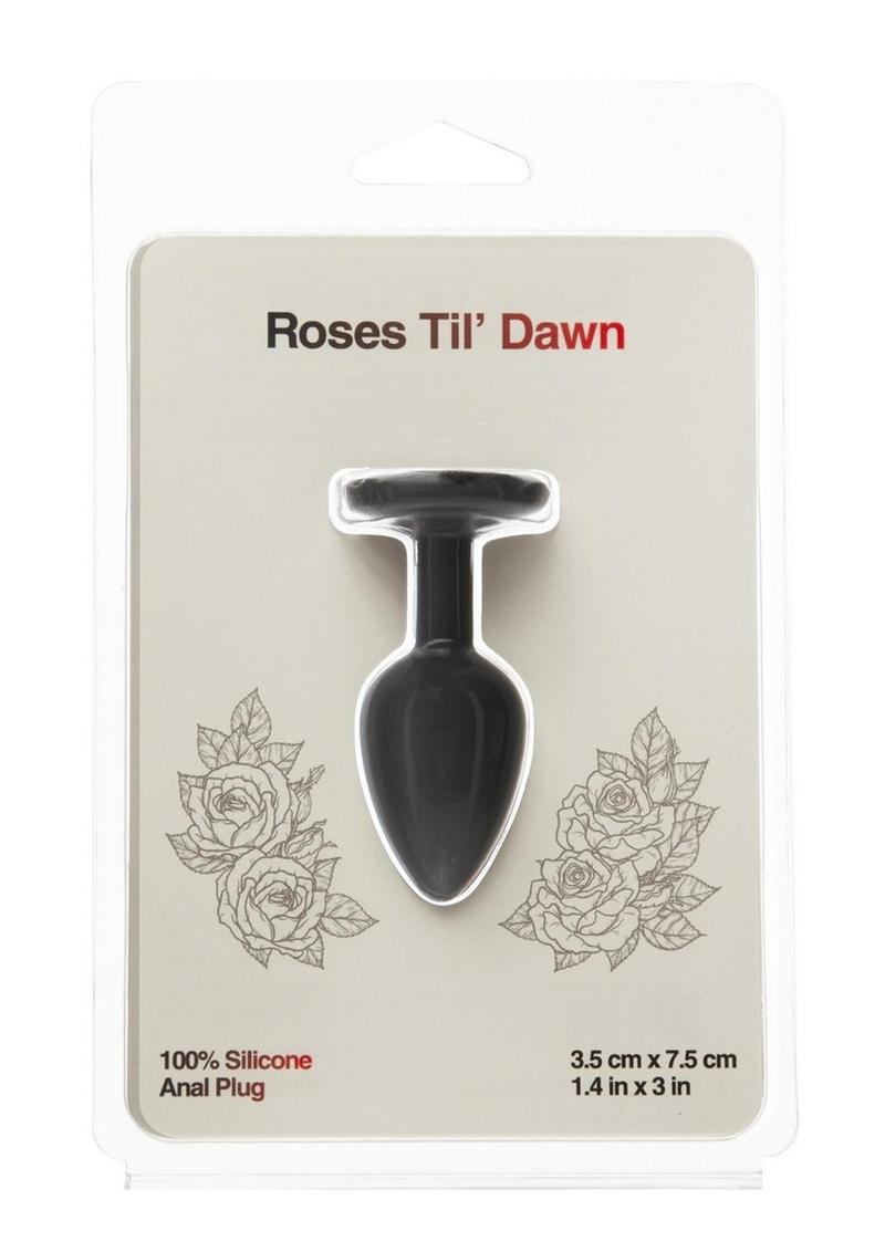 Roses Til Dawn Silicone Butt Plug