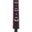 Rouge 3 D-Ring Padded Leather Adjustable Collar - Black/Pink