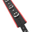 Rouge 3 D-Ring Padded Leather Adjustable Collar - Black/Red