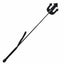 Rouge Devil Leather Riding Crop - Black
