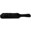 Rouge Leather Paddle with Faux Fur - Black