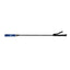 Rouge Leather Riding Crop with Slim Tip - Blue