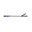 Rouge Leather Short Riding Crop with Slim Tip - Blue