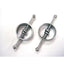 Rouge Metal Adjustable Nipple Clamps - Silver