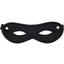 Rouge Open Eye Mask Leather Or Suede - Black