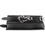 Rouge Padded Leather Adjustable Ankle Cuffs - Black