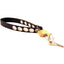 Rouge Padlocable Cock Strap Adjustable Leather Cock Ring - Black