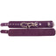 Rouge Plain Leather Adjustable Ankle Cuffs - Purple