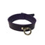 Rouge Plain Leather Adjustable Collar 1 Ring - Purple