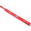 Rouge Plain Leather Adjustable Collar 1 Ring - Red