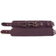 Rouge Plain Leather Adjustable Wrist Cuffs - Brown