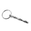 Rouge Ribbed Stainless Steel Urethral Probe - Silver