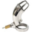 Rouge Stainless Steel Chastity Cock Cage with Padlock