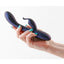 Royals Empress Rechargeable Silicone Rabbit Vibrator - Blue