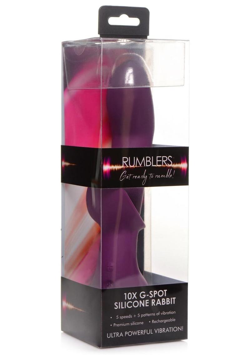 Rumblers 10x G-Spot Silicone Rabbit Vibrator