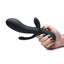 Rumblers 10x Triple Stim Silicone Rabbit Vibrator - Black