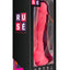 Ruse Hypnotize Silicone Dildo with Balls 7.5in - Cerise