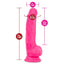 Ruse Hypnotize Silicone Dildo with Balls