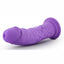 Ruse Jammy Silicone Dildo - Purple - 8in