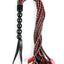 Saffron Braided Flogger - Black/Red