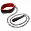 Saffron Collar and Leash - Black/Red