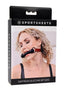 Saffron Silicone Bit Gag - Black/Red