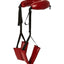 Saffron Thigh Sling Adjustable - Black/Red