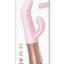 Sassy Bunny Dual Motor Rechargeable Silicone Thrusting Rabbit Vibrator - Baby Pink/Pink