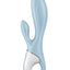 Satisfyer Air Pump Bunny 1 Rechargeable Silicone Rabbit Vibrator - Blue/White