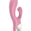 Satisfyer Air Pump Bunny 2 Rechargeable Silicone Vibrator - Pink