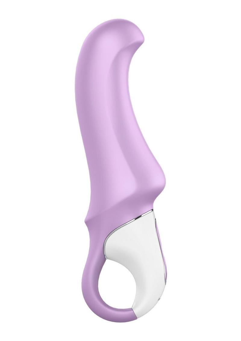 Satisfyer Charming Smile Flexible Silicone G-Spot Vibrator Waterproof - Lavender/Purple