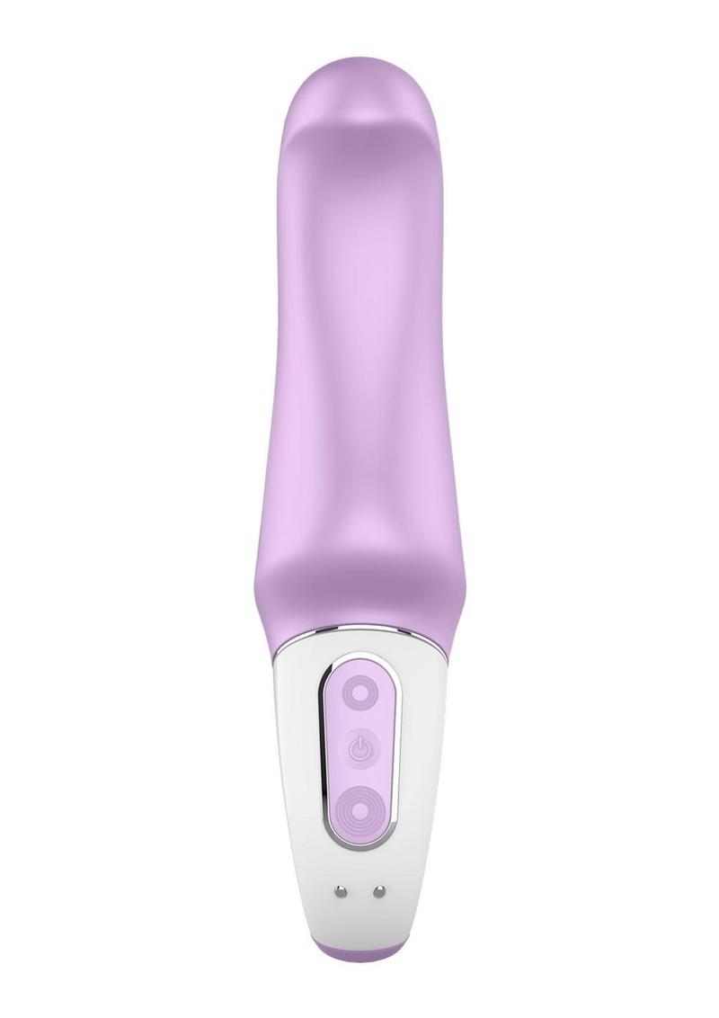 Satisfyer Charming Smile Flexible Silicone G-Spot Vibrator Waterproof - Lavender/Purple