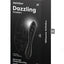 Satisfyer Dazzling Crystal 1 Glass Dildo - Black