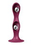 Satisfyer Double Ball-R Silicone Vibrating Balls - Red