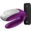 Satisfyer Double Fun Silicone Rechargeable Dual Vibrator with Remote Control