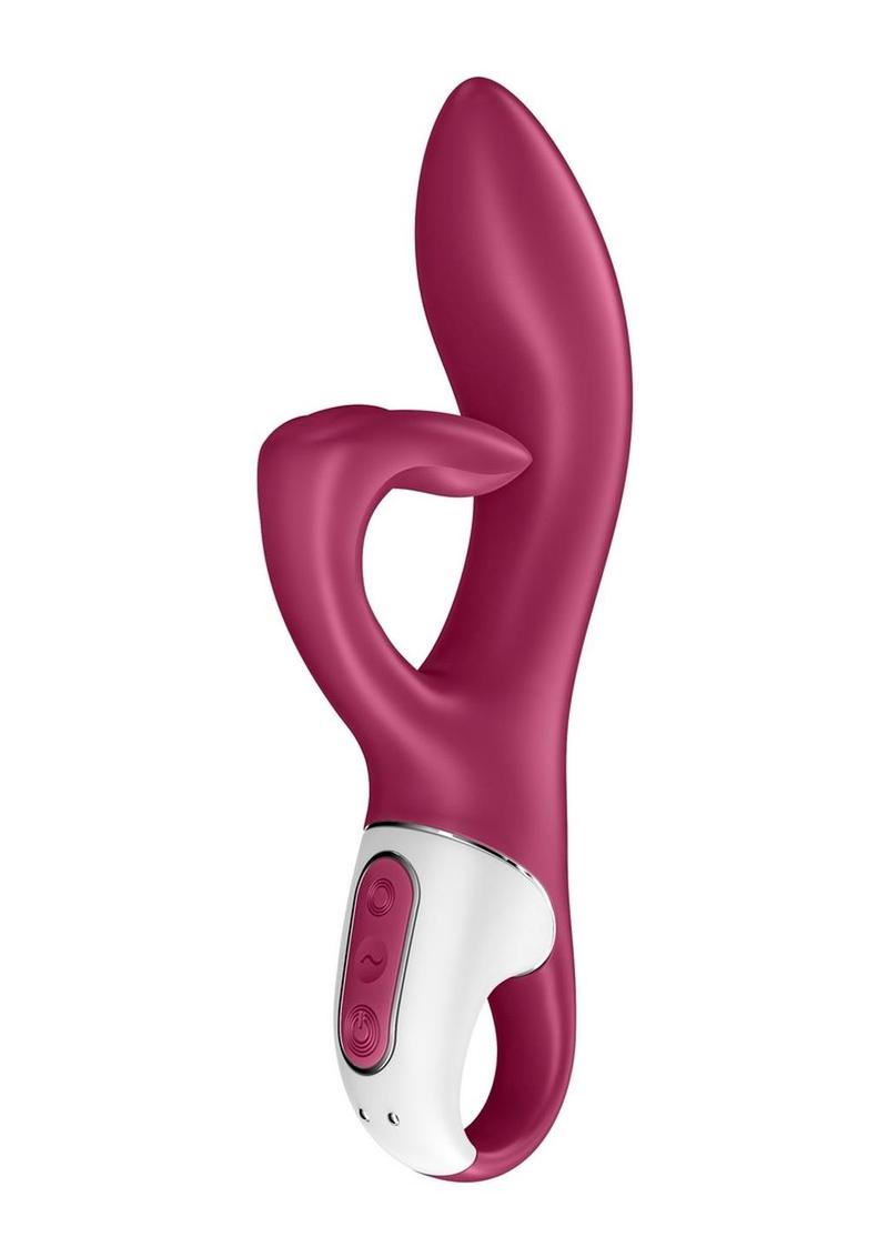 Satisfyer Embrace Me Silicone Rechargeable Vibrator with Clitoral Stimulation