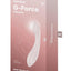 Satisfyer G-Force Rechargeable Silicone Vibrator - Beige/White