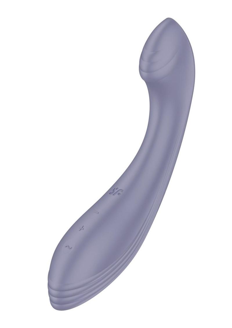 Satisfyer G-Force Rechargeable Silicone Vibrator - Purple/Violet