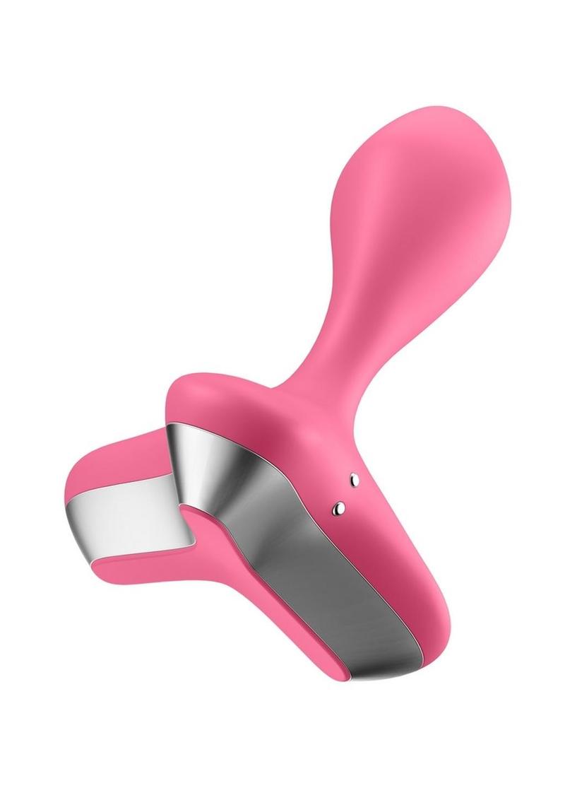 Satisfyer Game Changer Rechargeable Silicone Anal Plug - Pink