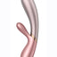 Satisfyer Hot Lover Rechargeable Silicone Warming Dual-Stim Vibrator - Pink