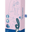 Satisfyer Hug Me Rechargeable Silicone Vibrator with Clitoral Stimulation - Grayblue